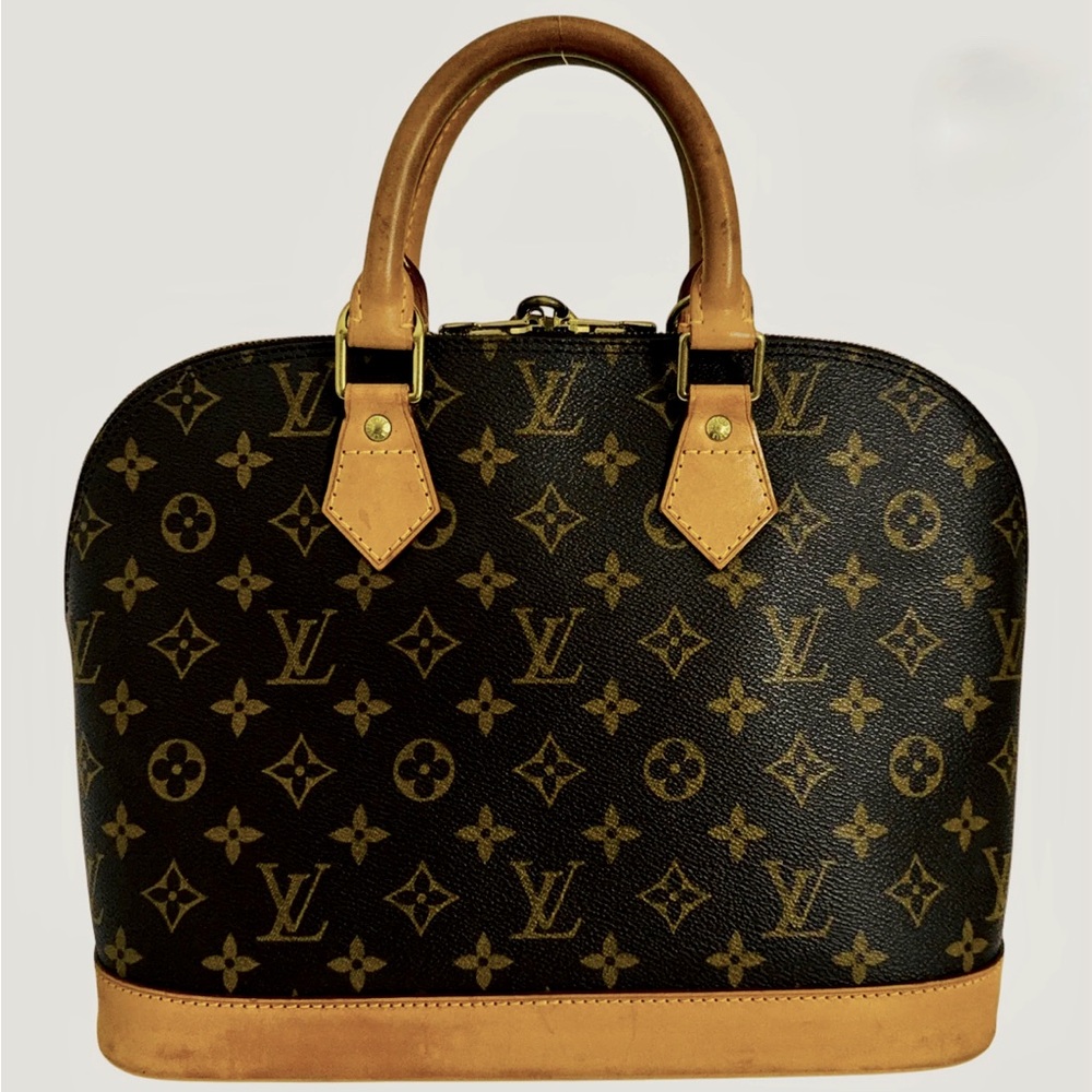 Authentic Louis Vuitton Alma Monogram PM Product/ Serial code ID with dust bag